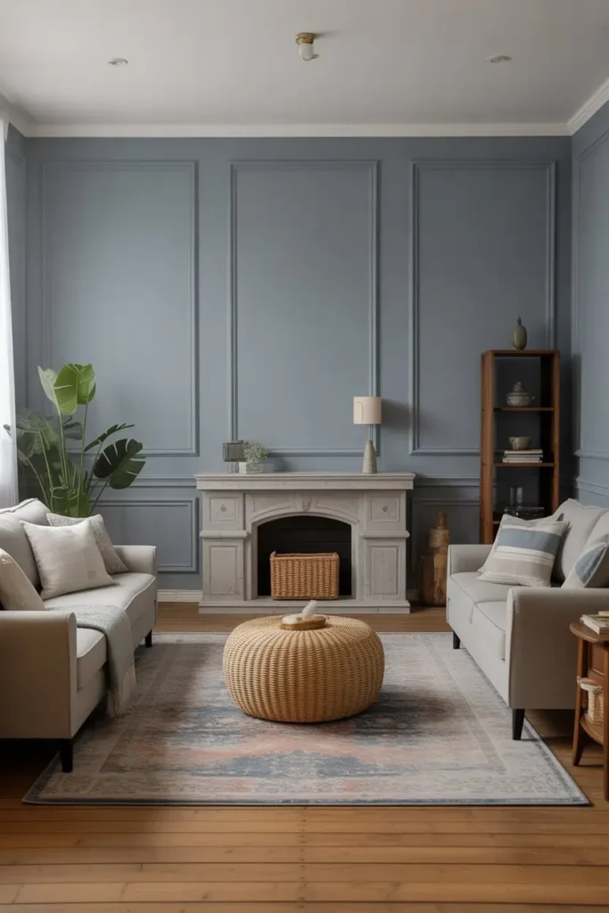 7 Soft Blue Gray for Gentle Depth