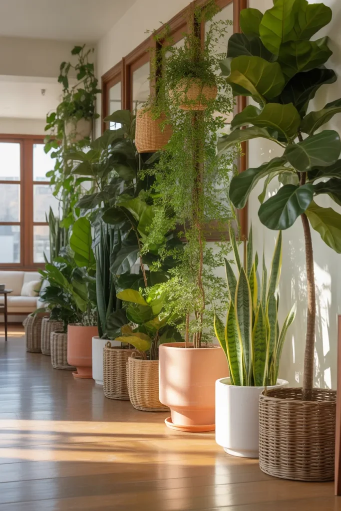 7. Tall Plants as Natural Dividers