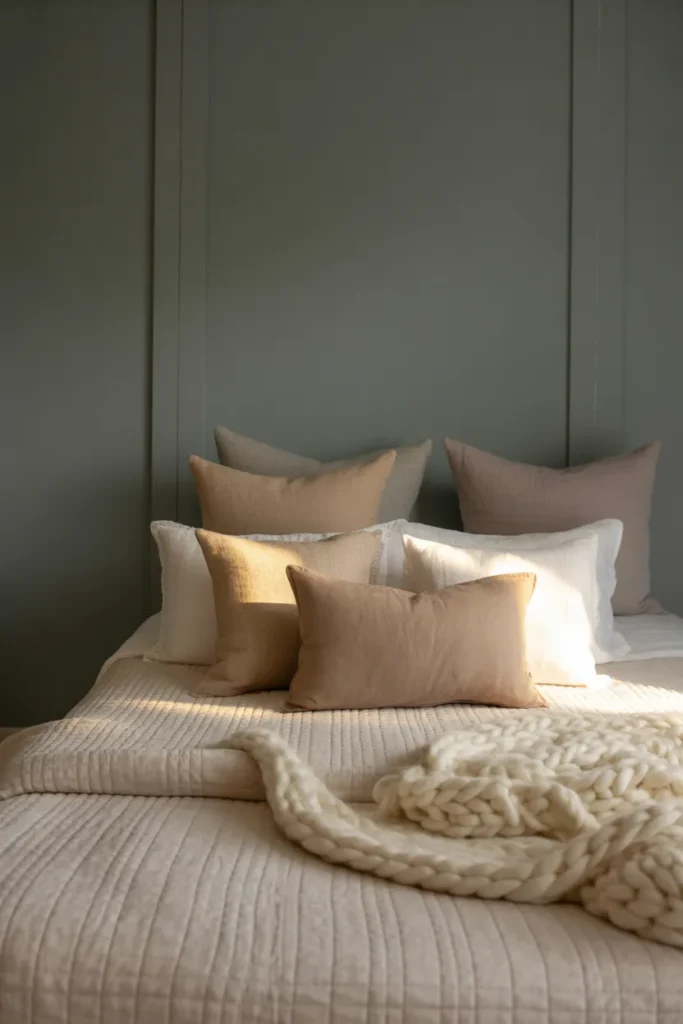 7. Textured Bedding for a Cozy Feel