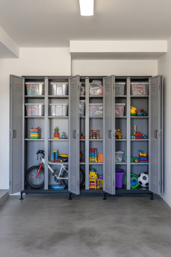 8 Toy Locker Style Cabinets for Shared Spaces