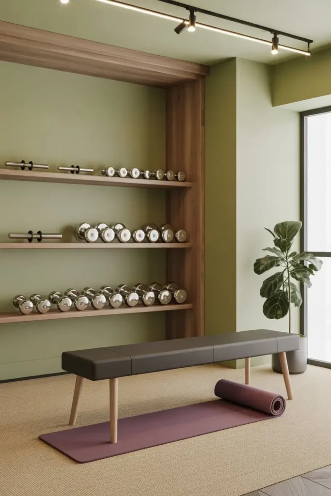 8. Aesthetic Home Gym Inspiration That Keeps You Motivated