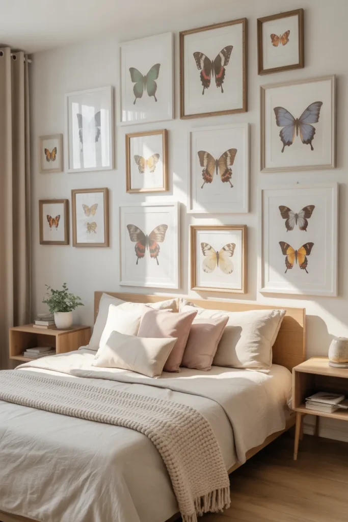 8. Butterfly Wall Gallery Arrangement