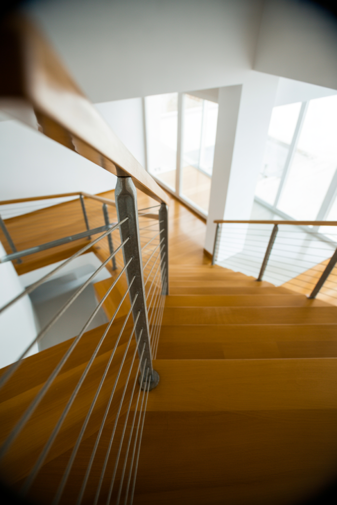 8. Cable Rail Spindles for a Contemporary Edge