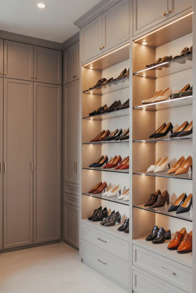 8. Dedicated Shoe Storage That Feels Display-Worthy
