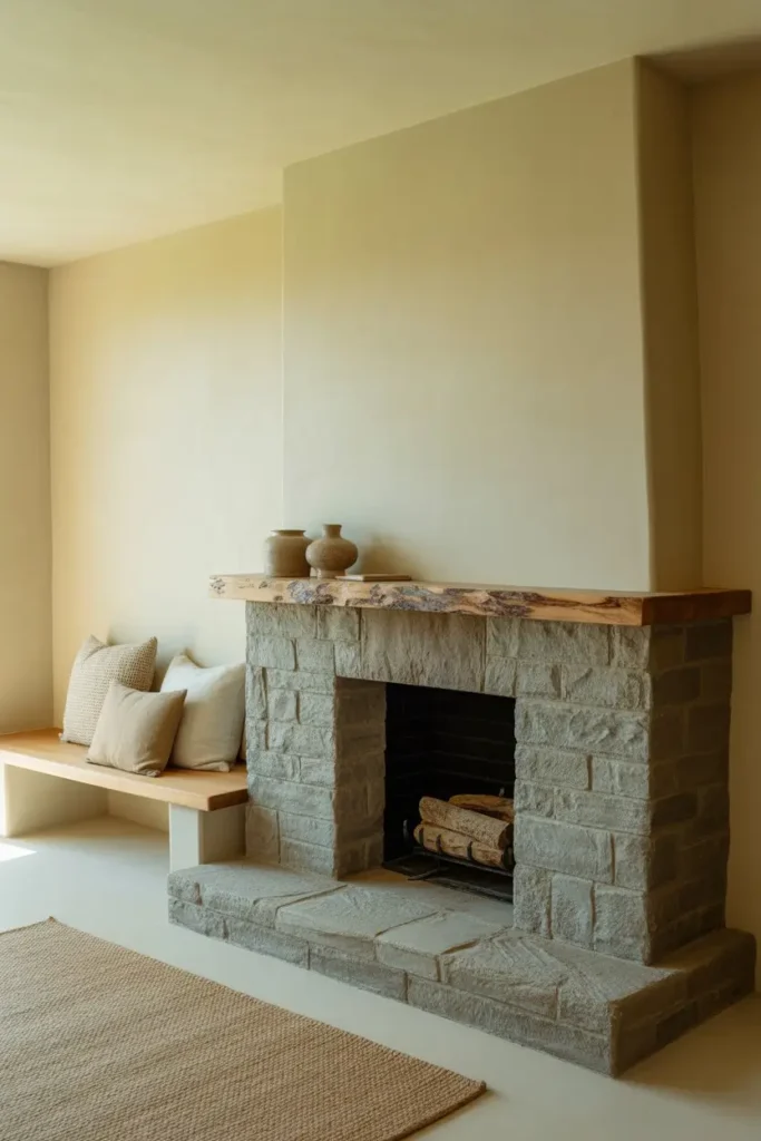 8. Fireplaces That Feel Simple and Strong