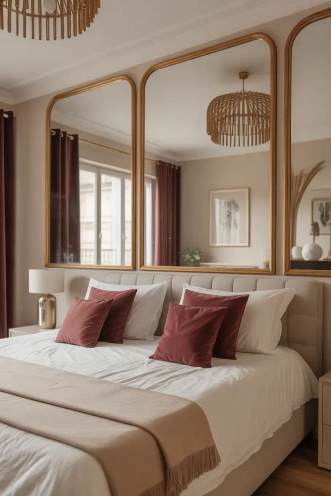 8. Gold Mirrors That Reflect Warmth