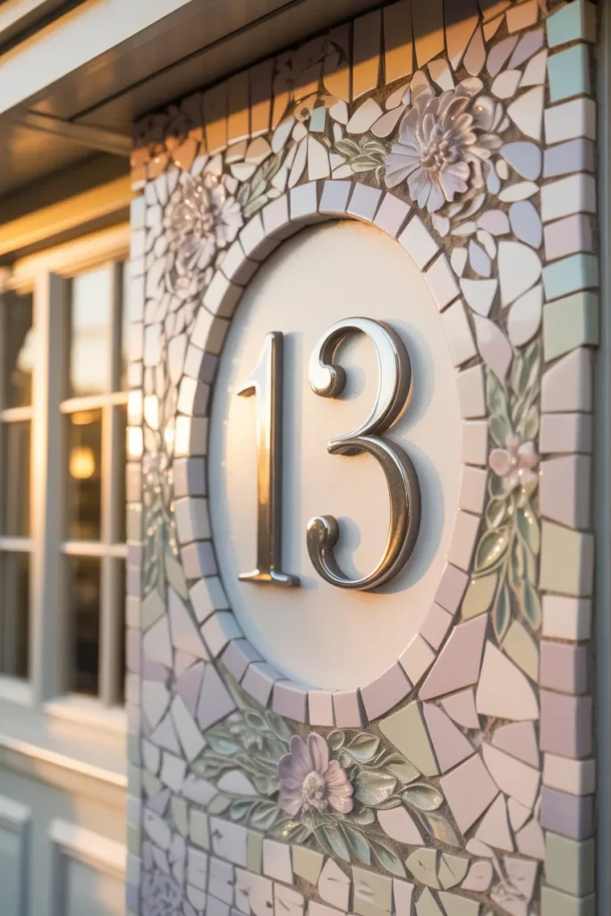 8. House Numbers That Feel Handmade and Welcoming