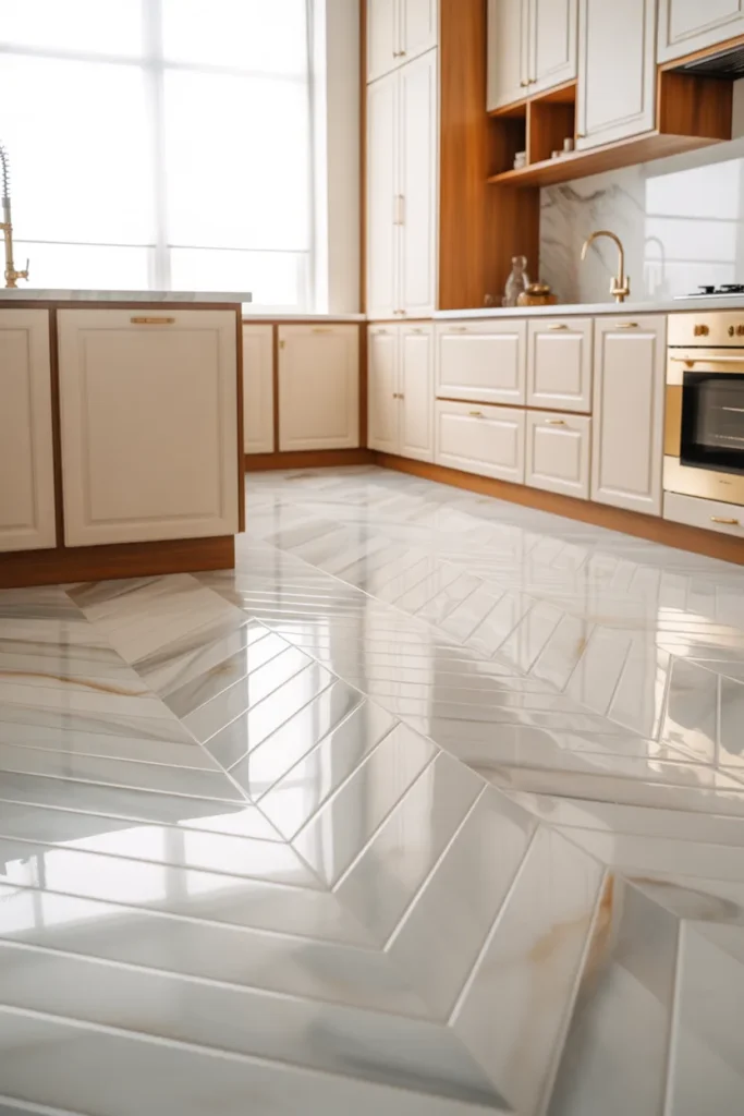 8. Marble Tile Patterns for Visual Interest