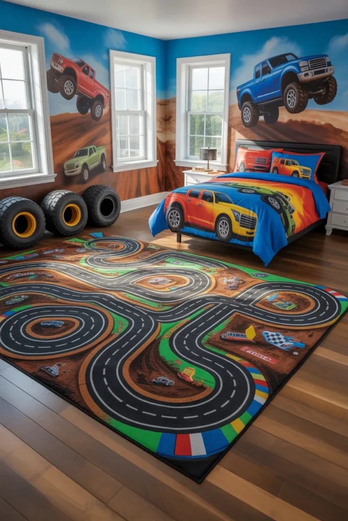 8. Race Track Play Mats