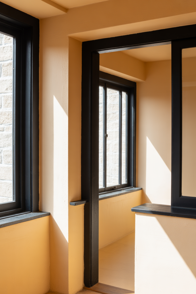 9 Black Trim in Small Rooms That Need Depth