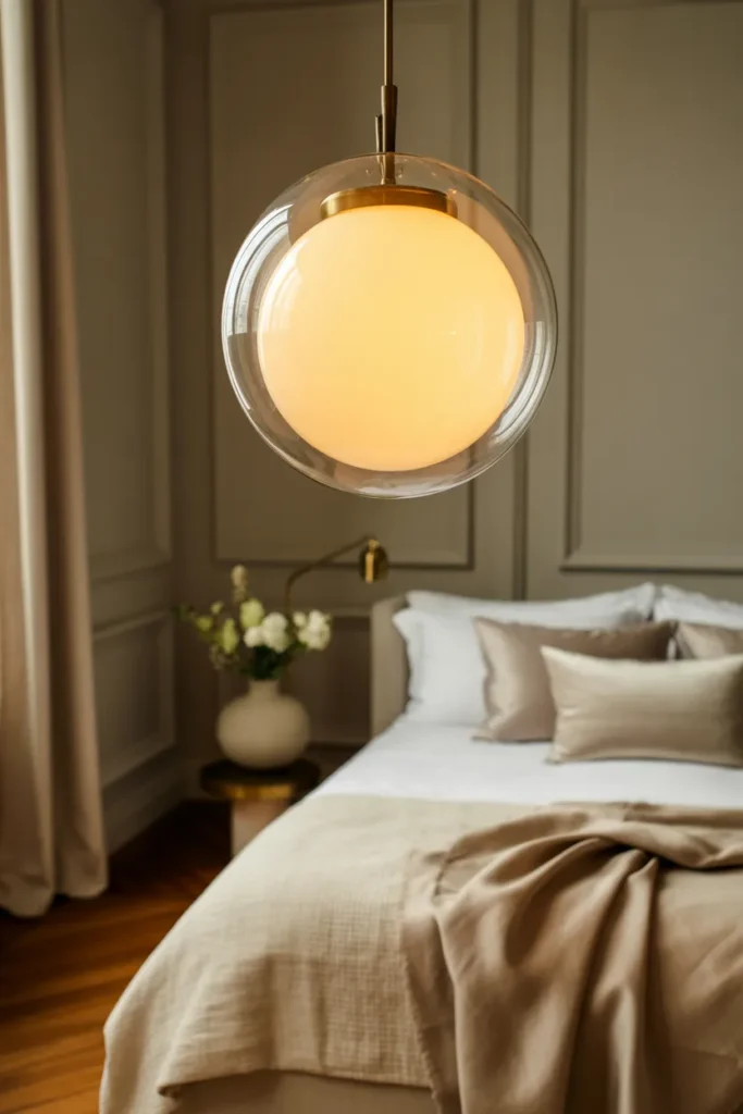 9. Glass Globe Ceiling Lights for Timeless Appeal