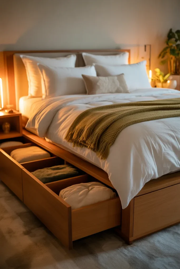 9. King Beds with Built-In Storage
