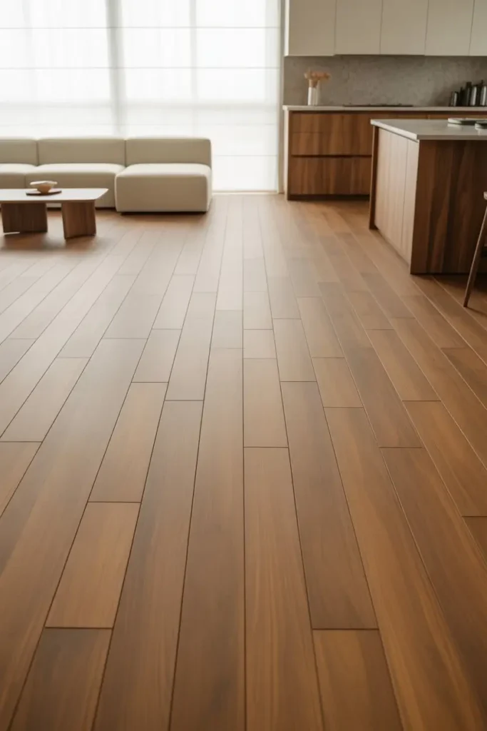 9. Seamless Flooring for Open Living Spaces