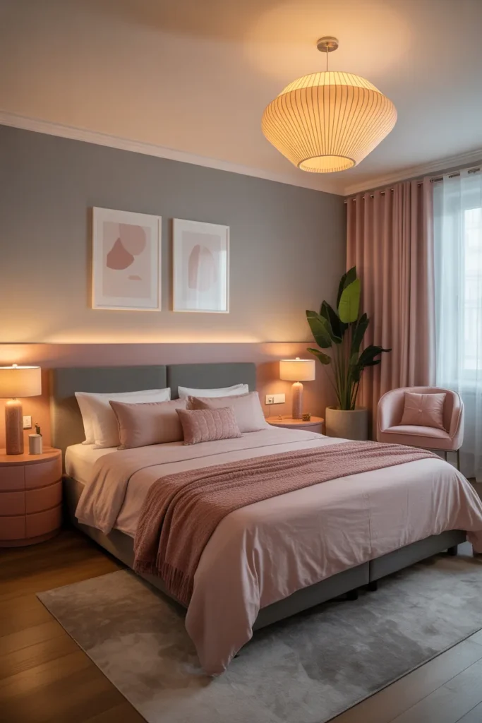 9. Warm Lighting That Enhances Pink Tones