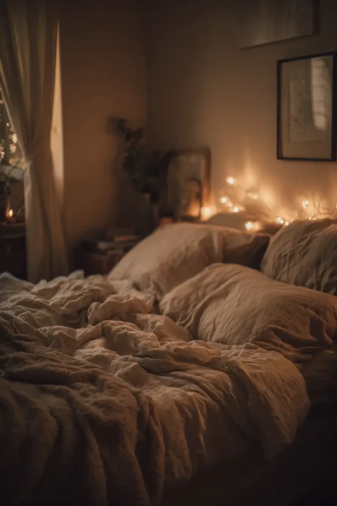 Cozy Bedroom Photos Just Before Sleep