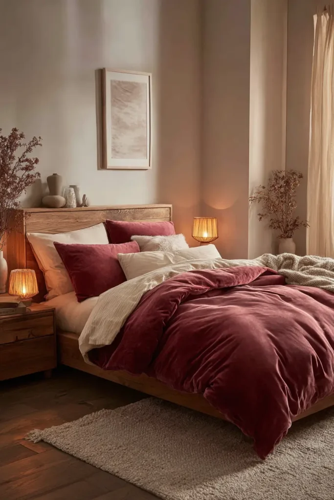 Deep Pink Comforters for Cozy Drama