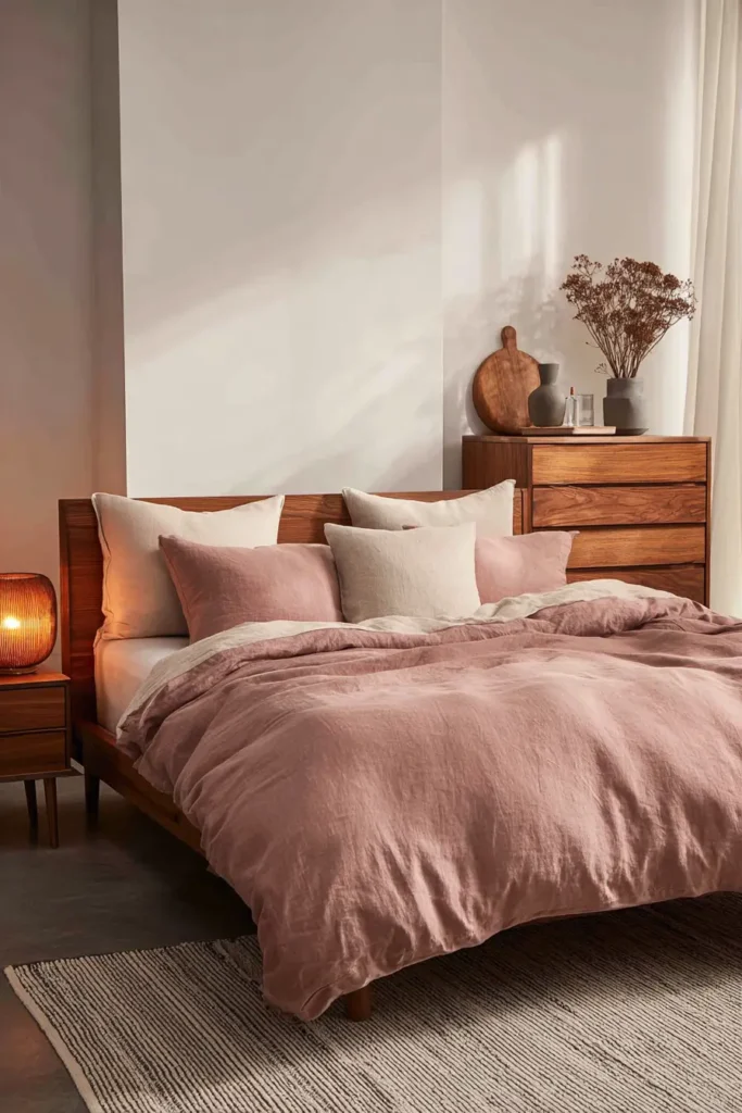Dusty Rose Comforters for a Modern Look