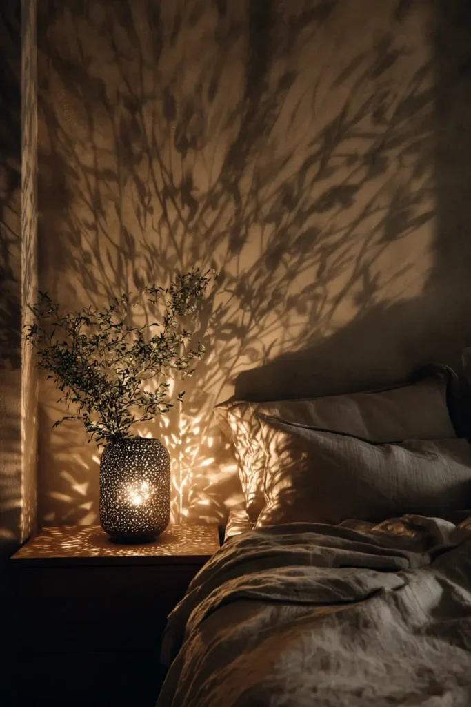 Shadow Play on Bedroom Walls