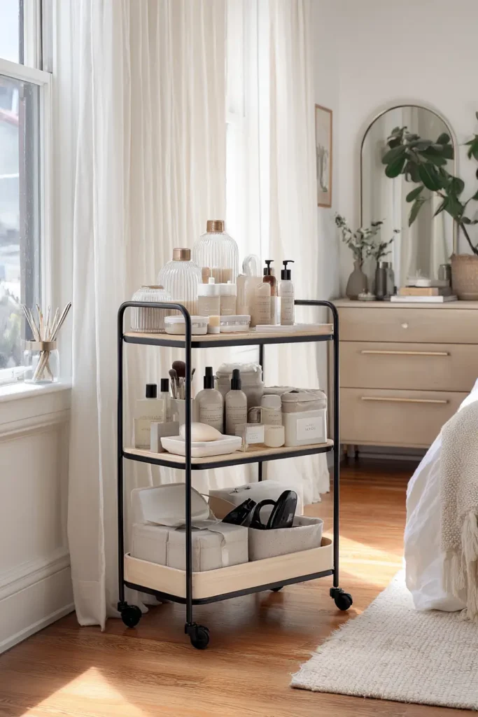 Utility Carts for Beauty and Skincare Organization