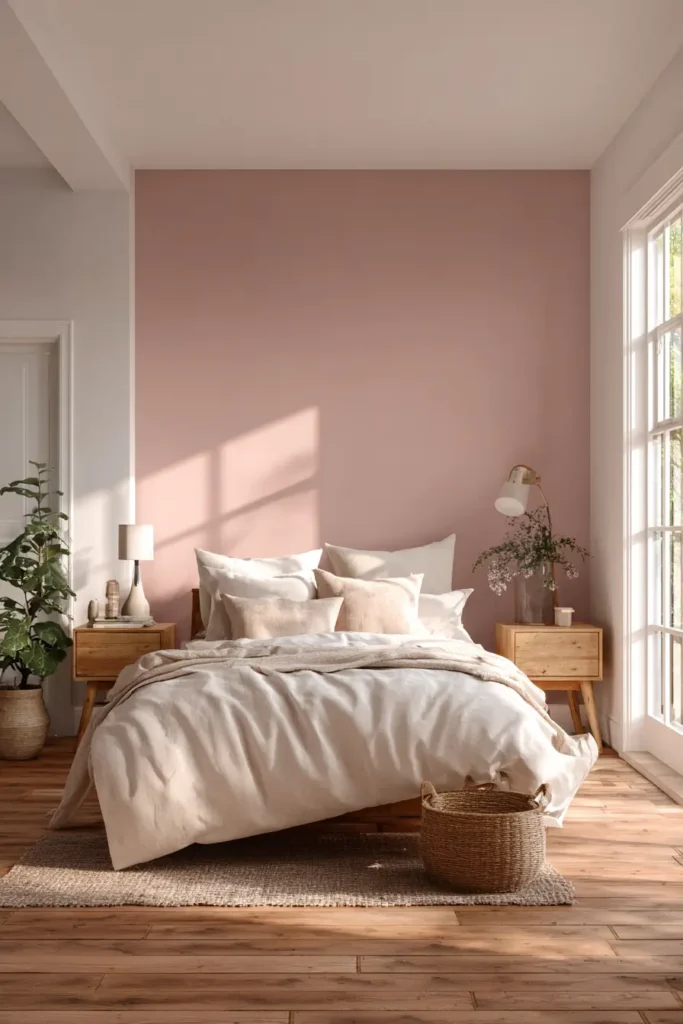 Blush Pink Accent Wall