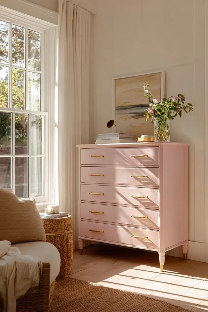 Blush Pink Dresser or Furniture
