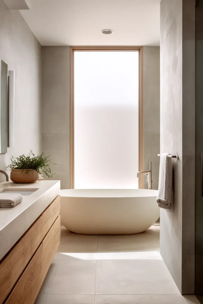 Calm Bathrooms with Spa-Like Energy