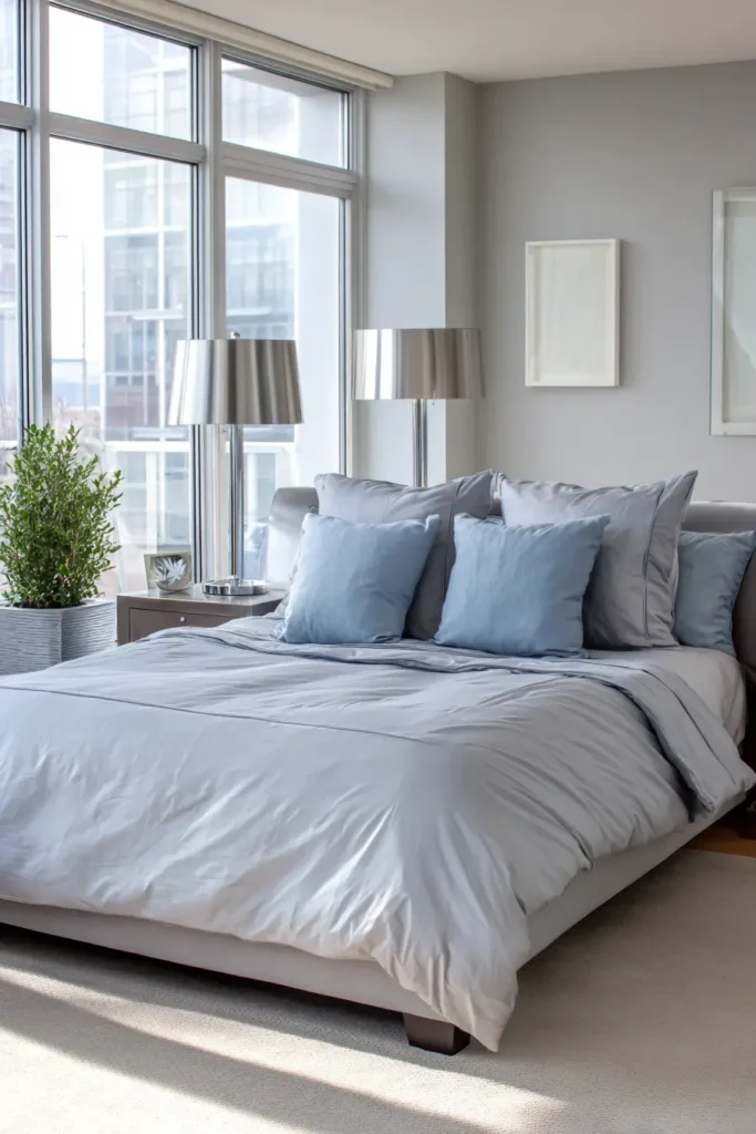 Cool Gray Comforters for Modern Calm