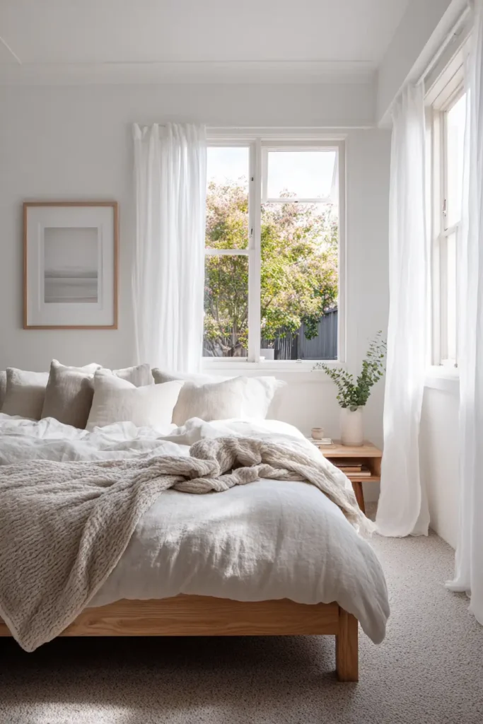 Crisp White Walls for Minimalist Elegance