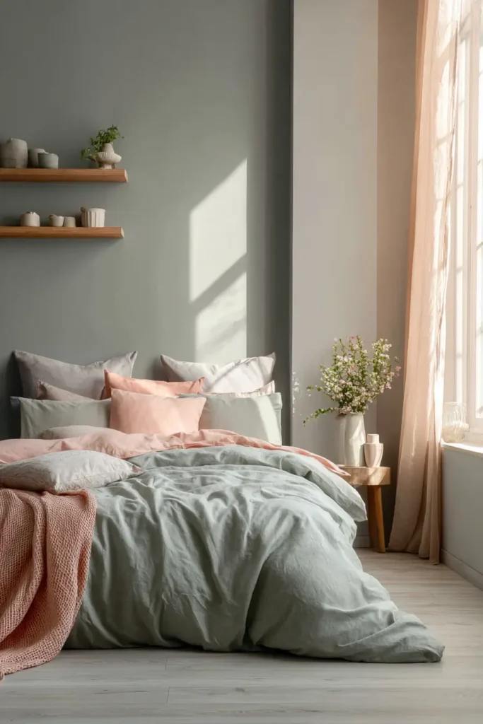 Cute Bedroom with Matching Colors