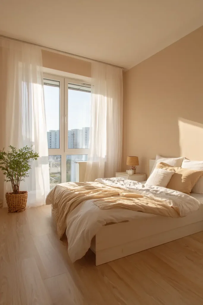 Light Brown Walls That Feel Airy and Warm