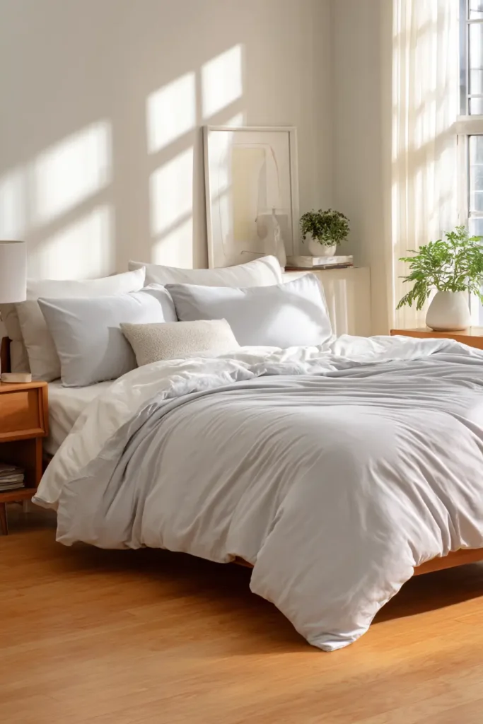 Light Gray Comforters for Soft Calm