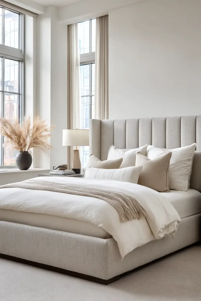 Luxury Upholstered Beds with Subtle Details
