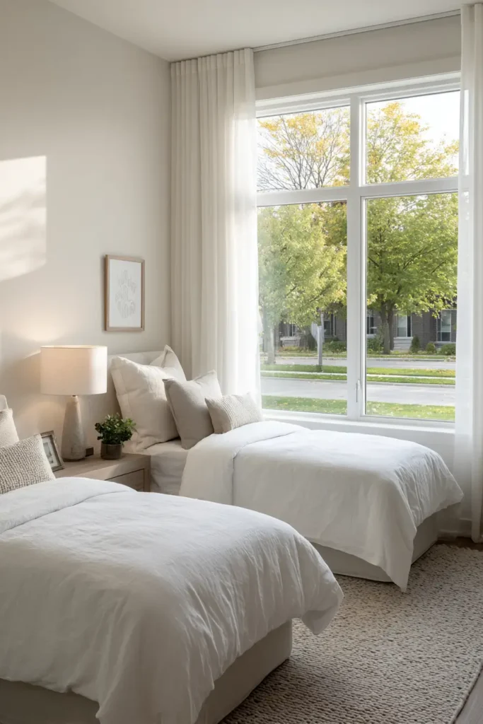 Minimalist Twin Bedrooms That Feel Spacious