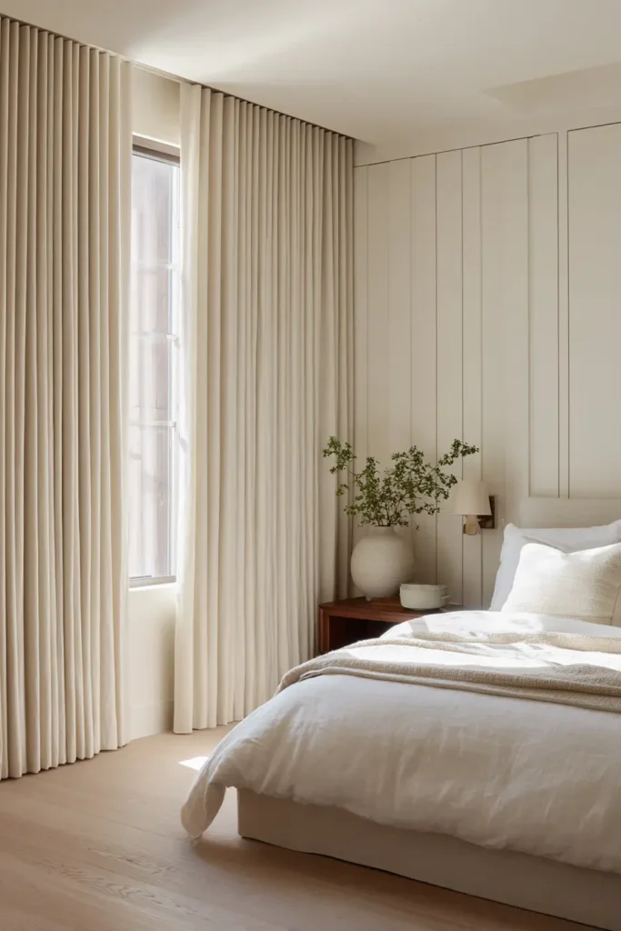 Neutral Fabric Curtains That Blend Seamlessly