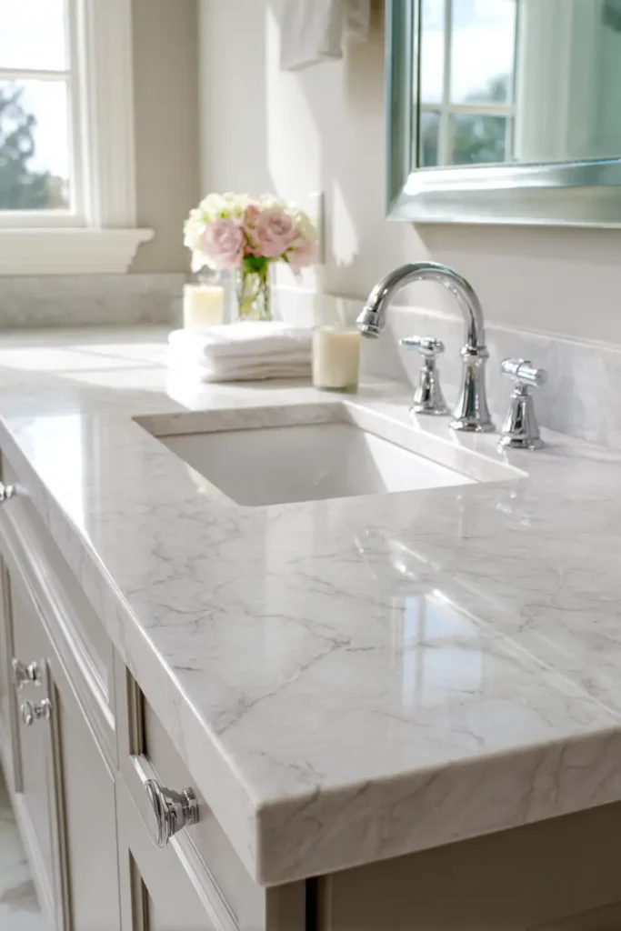 New Vanity Countertops for a Polished Finish