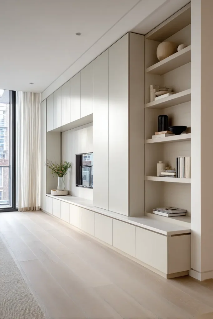 Smart Storage That Keeps the Space Calm