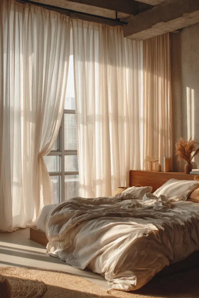 Soft Curtains That Create Privacy