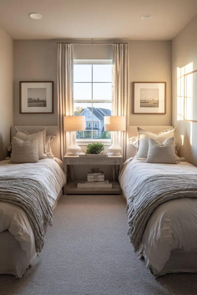 Symmetrical Twin Bedroom Layouts That Feel Fair