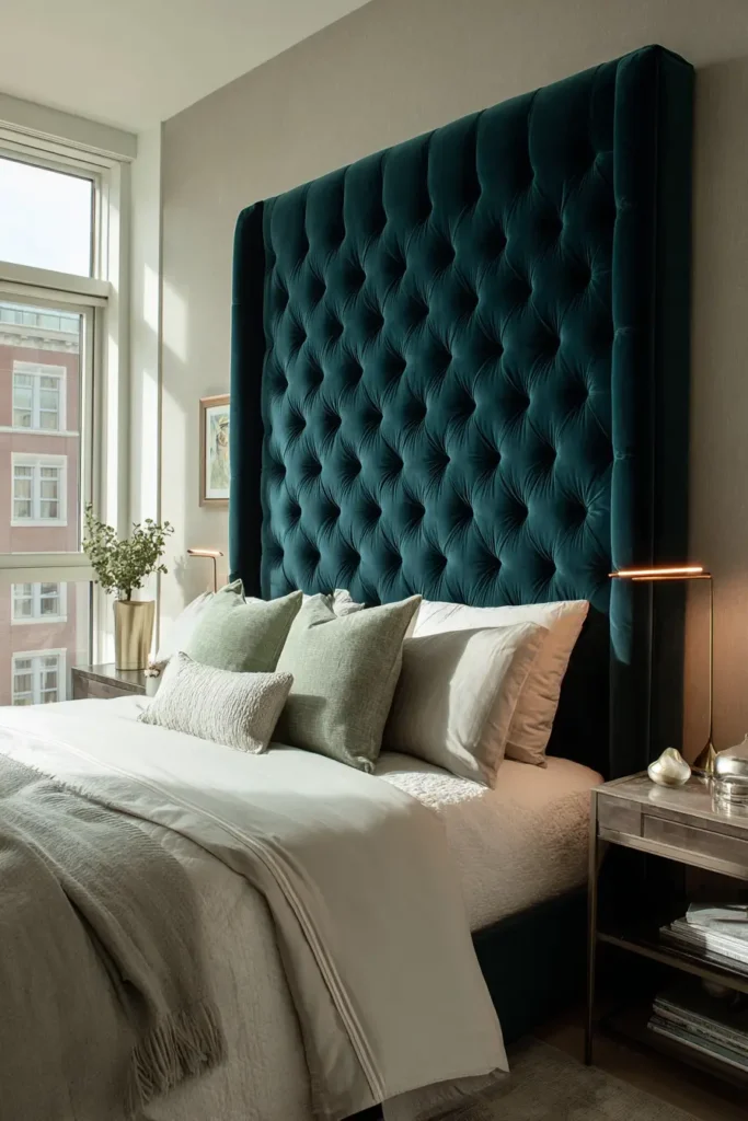 Tall Upholstered Headboards That Feel Luxurious