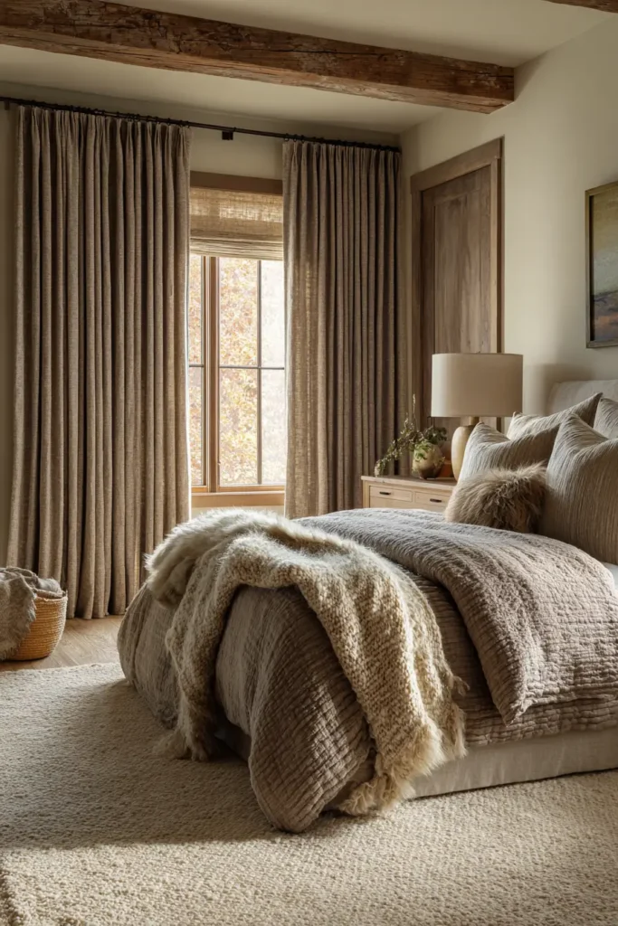 Textured Curtains That Add Depth