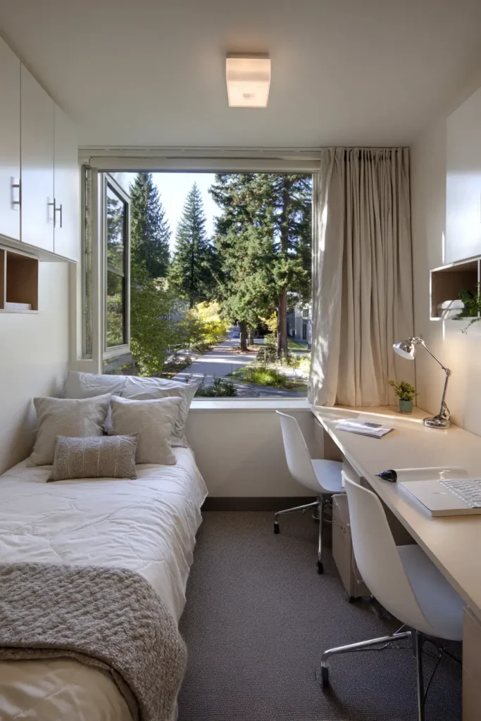 Twin Bedrooms with Matching Study Corners