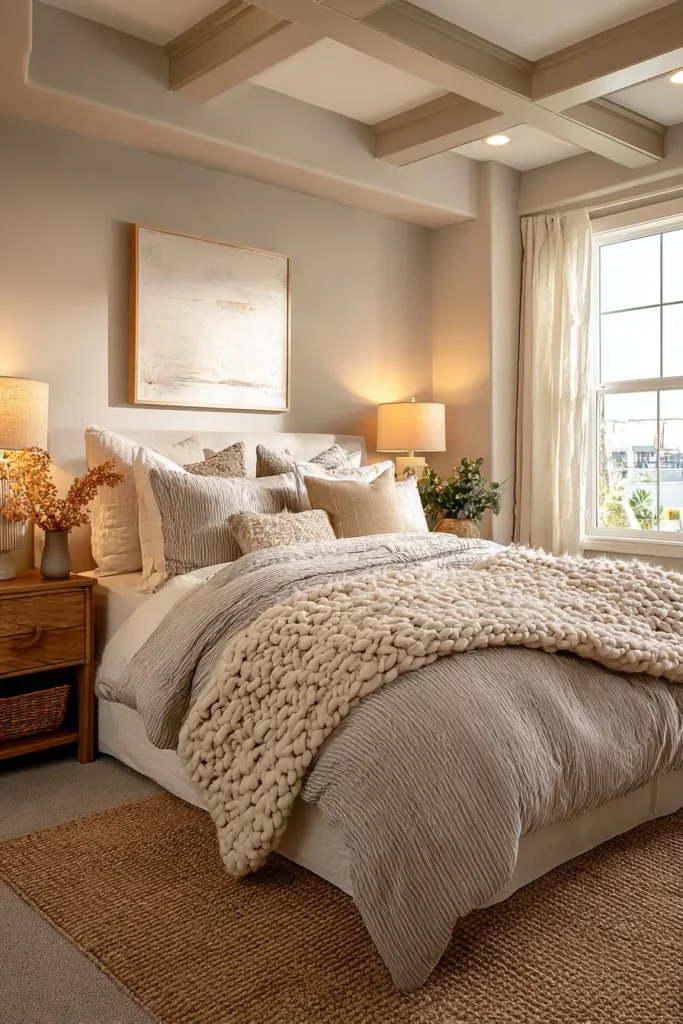 Warm Gray Comforters for Inviting Spaces