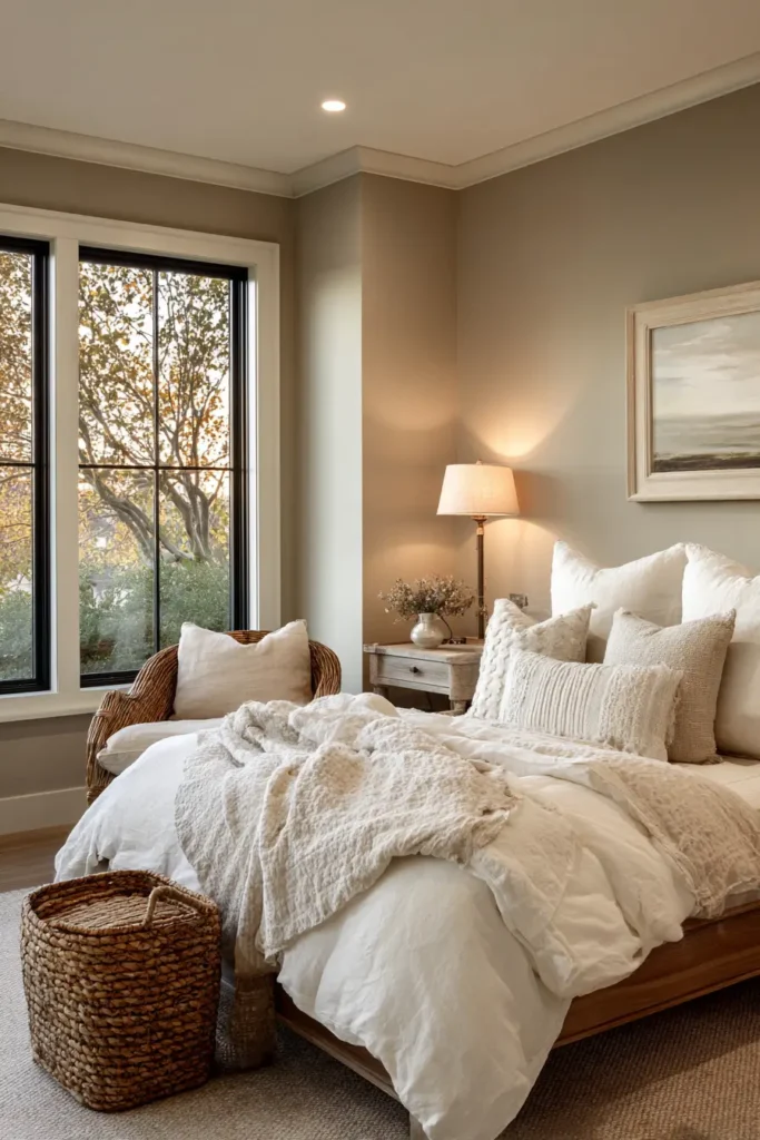 Warm Taupe Walls for Understated Sophistication